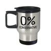 0 Percent Conservative Travel Mug Funny Liberal Political Anti Trump 14 oz Stainless Steel Insulated Coffee Cup for Men or Women view 1