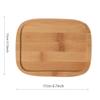 DOITOOL 1pc Butter Plate with Lid Butter Plate for Hotel Ceramics Dish Household Tableware Flatware view 4