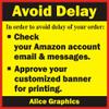 22" X 88" Custom Personalized Happy 50th, 60th, 70th, 80th, 90th, 100th Birthday Party Banner Sign view 2