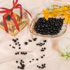 Suream Beads for Makeup Brush Holder 1300Pcs Black, No Hole Round Beads 8mm/0.31In Bulk Vase Filler Pearls for Holding Brush Lipstick Eyeliner, Birthday Party, Wedding Table Scatter, Craft Decoration view 4