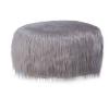 Anti-Skid Stool Cover Bean Bag Chair (No Filler) Multi-Funcation Bean Bag Cover for Adults and Kids in Living Room Bedroom,Gray view 1