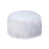 Anti-Skid Stool Cover Bean Bag Chair (No Filler) Multi-Funcation Bean Bag Cover for Adults and Kids in Living Room Bedroom,White view 1