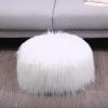 Anti-Skid Stool Cover Bean Bag Chair (No Filler) Multi-Funcation Bean Bag Cover for Adults and Kids in Living Room Bedroom,White view 3