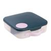 b.box Lunch Box for Big Eaters All Ages - 8.5 Cup Leak Proof Bento Box with 4 Compartments, School Lunch Container with Ice Pack, Dishwasher Safe, BPA-Free, PFAS-Free - Indigo Rose view 4