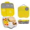 b.box Lunch Box for Big Eaters All Ages - 8.5 Cup Leak Proof Bento Box with 4 Compartments, School Lunch Container with Ice Pack, Dishwasher Safe, BPA-Free, PFAS-Free - Lemon Sherbet view 1