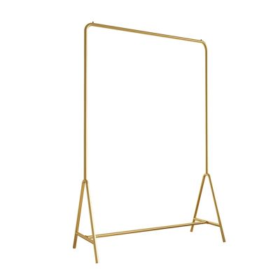XINGLL Metal Coat Racks Modern, Single-Pole Load-Bearing Strong, Bedroom Office Cloakroom Hallway Entryway Storage Furniture, Three Colors (Color : Gold, Size : 100cmx40cmx150cm)