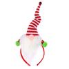 KESYOO Christmas Headband with 3D Santa Gnome Beard, Lightweight 1.76oz & 11.86.31.2 Inch Festive Hair Accessory for Holiday Parties Family Gatherings Kids Christmas Dress-Up view 1