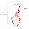KESYOO Christmas Headband with 3D Santa Gnome Beard, Lightweight 1.76oz & 11.86.31.2 Inch Festive Hair Accessory for Holiday Parties Family Gatherings Kids Christmas Dress-Up view 3