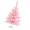 BESPORTBLE Mini Pink Christmas Trees 60cm Artificial Christmas Tree Plastic Xmas Pine Tree Holiday Tabletop Trees Christmas Table Decoration view 1