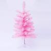 BESPORTBLE Mini Pink Christmas Trees 60cm Artificial Christmas Tree Plastic Xmas Pine Tree Holiday Tabletop Trees Christmas Table Decoration view 3