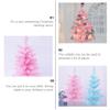 BESPORTBLE Mini Pink Christmas Trees 60cm Artificial Christmas Tree Plastic Xmas Pine Tree Holiday Tabletop Trees Christmas Table Decoration view 4