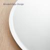 20 x 28 Inch Frameless Oval Mirror for Bathroom, Tempered Glass Over Sink Wall Mirror with Beveled Edge, Modern Decorative Vanity Mirror for Bedroom, Entryway, Easy Install view 4