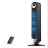 Dreo Tower Fan 42 Inch,Quiet Oscillating Bladeless Fan with Remote, 6 Speeds, 4 Modes, LED Display, 12H Timer, Black Floor Standing Fan Powerful for Indoor Home Bedroom Office Room view 1