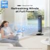 Dreo Tower Fan 42 Inch,Quiet Oscillating Bladeless Fan with Remote, 6 Speeds, 4 Modes, LED Display, 12H Timer, Black Floor Standing Fan Powerful for Indoor Home Bedroom Office Room view 2