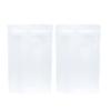 QQ Studio 100PCS Matte Double-Sided Colored Stand-Up Resealable QuickQlick Bags (16x22cm (6.3x8.6"), White) view 1