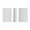 QQ Studio 100PCS Matte Double-Sided Colored Stand-Up Resealable QuickQlick Bags (16x22cm (6.3x8.6"), White) view 2