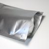 QQ Studio Pack of 100 Matte/Glossy Color Stand-Up Mylar Foil Resealable Zipper Pouches (3.9" x 5.9", Matte Silver) view 3