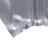 QQ Studio Pack of 100 Matte/Glossy Color Stand-Up Mylar Foil Resealable Zipper Pouches (3.9" x 5.9", Matte Silver) view 4