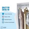 Double Hanging Closet Organizer - Modular System For Corner Closets - White, 36 Inch Wide view 2