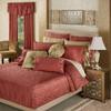Touch of Class Oxford Classics Quilted Bedding and Accessories Available in 5 Colors to Mix and Match Cinnabar Mini Coverlet Set Cal King view 1
