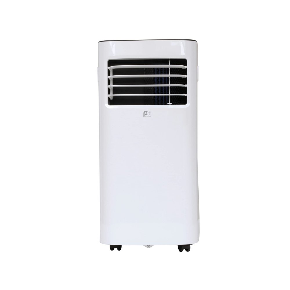 PerfectAire 2PORT10000A 10,000 BTU/7,000 SACC Compact Portable Air Conditioner with Full-Function Remote for Small to Medium Rooms, White, 115V - CEC