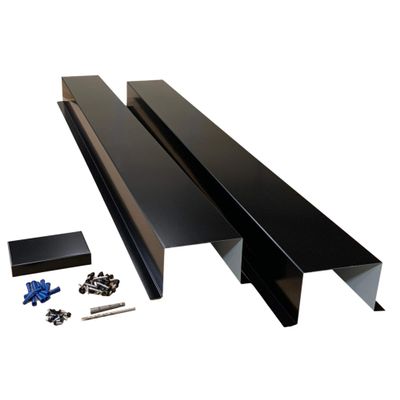 EAGLE 1 Metal Line Set Cover Kit for Mini Split and Central Air Conditioner & Heat Pump (Multiple Sizes and Colors) (6x6, Black)