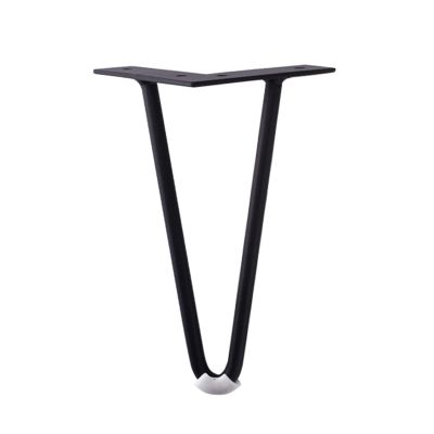 ZXCASDF Sofa Legs Solid Metal Furniture Legs Sofa Replacement Legs Perfect for Mid-Century Modern Great Hack for Sofa, Couch, Bed, Coffee Table,Black,18cm