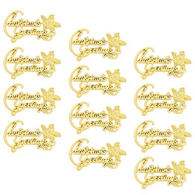 30pcs Merry Christmas English Decorative Xmas Tree Accessories Premium Ornaments for Holiday Home Office Cafe and