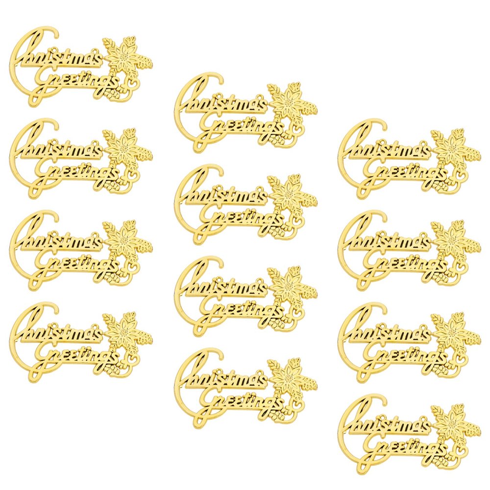 30pcs Merry Christmas English Decorative Xmas Tree Accessories Premium Ornaments for Holiday Home Office Cafe and