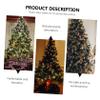 30pcs Merry Christmas English Decorative Xmas Tree Accessories Premium Ornaments for Holiday Home Office Cafe and view 4