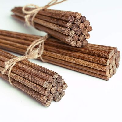 30-Pairs Wooden Chopsticks, Dishwasher Safe Chopstick,ReusableNatural Healthy, Chinese Classic Style for Kitchen, Dining Room, Gourmet, Noodles (9.8 Inch)