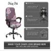 Deisy Dee Computer Office Chair Covers for Stretch Universal Rotating Chair Desk Chairs ONLY Chair Covers (HH, Medium) view 3
