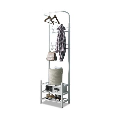 XINGLL Coat Rack Stand Clothes Rack Stand, ModernShoe Rack, Strong Load Bearing, Bedroom Foyer Entryway Hallway Change Shoe Bench, Can Hang Hats Clothes Scarf