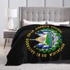 50"x40"-El Salvador Flag Throw Blanket Soft Cozy Warm Bed Blanket Microfiber Luxury Winter Blanket for Sofa Bedroom view 4