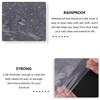 2 Pack 146" Extra Large L-Shape Plastic Couch Cover for Sectional Sofa, Waterproof Furniture Covers for Moving & Storage, Clear Sofa Protector Bag with 2 Rolls Painter Tape for Painting Renovation view 3