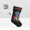 XIUCOO Custom Christmas Stockings with Name Personalized Xmas Festive Gift Decor 17.52 x 7.87 Inch Dinosaurs view 2