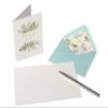 Papyrus Blank Wedding Thank You Cards with Envelopes, Floral (20-Count) view 3