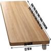 WANGPP Wall-Mounted Drop-Leaf Table, Solid Wood Folding Table Computer Desk(Size Optional) view 2
