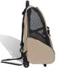 FAMIROSA Foldable Multipurpose Pet Trolley Beige view 3