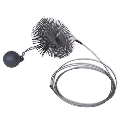 FAMIROSA Round Chimney Cleaning Brush 9.8 Diameter