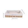Cabilock Rustic Wicker Storage 4-pack Black Organizing for Desk Simulated Rattan Craftsmanship view 4