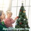 LONABR 6ft Green Spruce Hinged Artificial Christmas Tree Premium Xmas Tree with 212 PVC Branch Tips and Foldable Base for Festive Holiday Dcor,Easy Assembly view 2