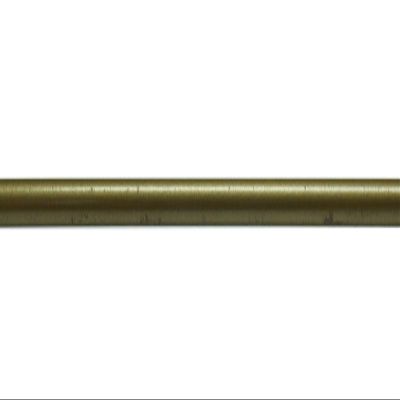 3/8" Solid Steel Rod with Antique Brass Finish - 48" Length - Cut to Size
