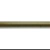 3/8" Solid Steel Rod with Antique Brass Finish - 48" Length - Cut to Size view 1
