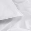 H by Frette Percale Simple Sheet Set (Queen) - Luxury All-White Bedding Sheet Set/Includes Pillowcases and a Fitted Sheet view 4