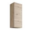 Mama Store Athena Reversible Single Wall Unit with push and pull opening system, Laminate, Natural Oak L. 30 X D. 22 X H. 71 Cm view 1