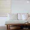 Mood Mini Blinds | 69 inch Blinds for Windows | 1" Cordless Vinyl Window Treatment | Alabaster White | 69 x 64 view 2