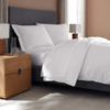 H by Frette Percale Top Sheet (King) - Luxury All-White Top Bed Sheet/Cool and Crisp, Recommended for Anyone Who Gets Hot at Night / 100% Long-Staple Cotton view 2