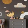 Minimalist Mid-Century Art Shapes Vinyl Peel and Stick Wall Stickers view 2