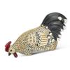 Abbott Collection Peering Rooster - Beige & Black (12" Long) view 3